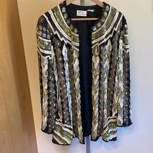 Vintage 80s beaded dress jacket